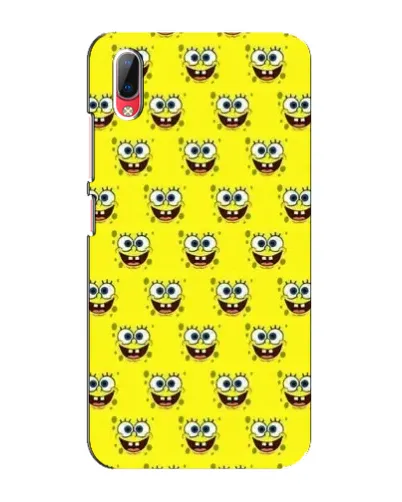 Чехол для Vivo Y93 / Y93S с картинкой «Паттерн Губка Боб»
