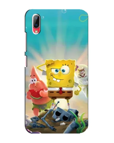 Чехол для Vivo Y93 / Y93S с картинкой «Спанч Боб победитель»