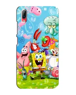 Чехол для Vivo Y93 / Y93S с картинкой «Губка Боб и друзья»