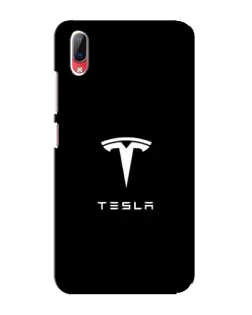 Чехол для Vivo Y93 / Y93S с картинкой «Tesla White Logo» Чехол для Vivo Y93 / Y93S с картинкой «Tesla White Logo»