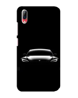 Чехол для Vivo Y93 / Y93S с картинкой «Фары Tesla Night» Чехол для Vivo Y93 / Y93S с картинкой «Фары Tesla Night»