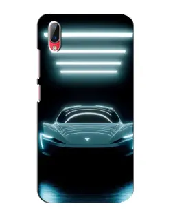 Чехол для Vivo Y93 / Y93S с картинкой «Tesla в неоне» Чехол для Vivo Y93 / Y93S с картинкой «Tesla в неоне»