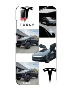 Чехол для Vivo Y93 / Y93S с картинкой «Коллаж Cybertruck Tesla» Чехол для Vivo Y93 / Y93S с картинкой «Коллаж Cybertruck Tesla»