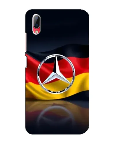 Чехол для Vivo Y93 / Y93S с картинкой «Mercedes — флаг Германии»