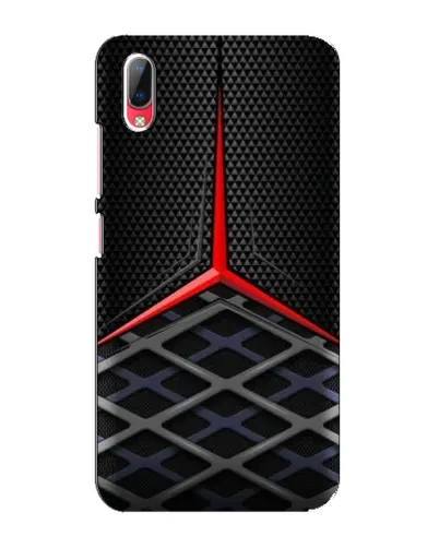 Чехол для Vivo Y93 / Y93S с картинкой «Mercedes Carbon Grid»