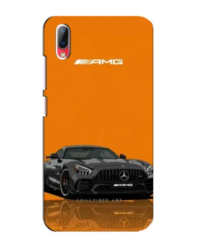 Чехол для Vivo Y93 / Y93S с картинкой «Оранжевый Mercedes AMG»