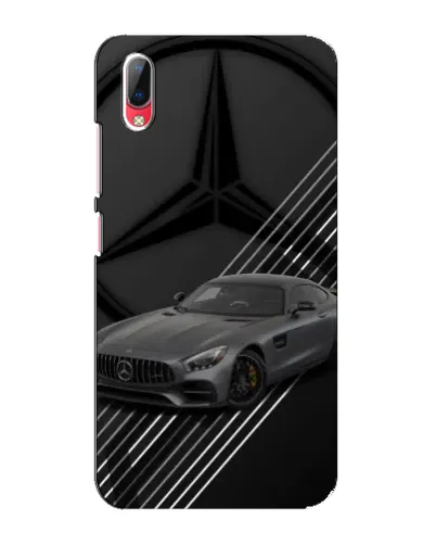 Чехол для Vivo Y93 / Y93S с картинкой «Mercedes AMG — графика»