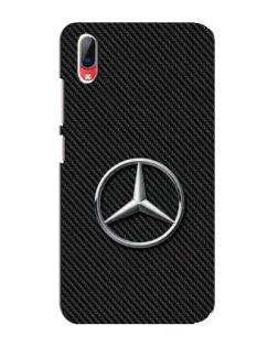 Чехол для Vivo Y93 / Y93S с картинкой «Карбоновый Mercedes стиль»