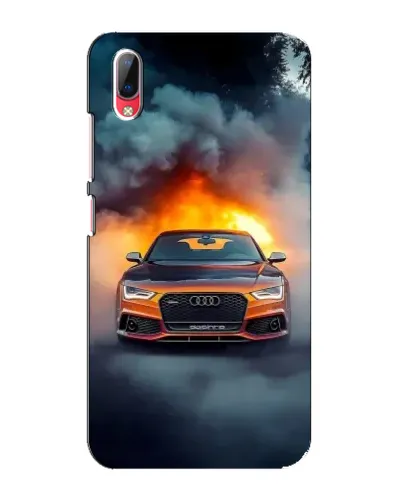 Чехол для Vivo Y93 / Y93S с картинкой «Audi в огненном дыму» Чехол для Vivo Y93 / Y93S с картинкой «Audi в огненном дыму»