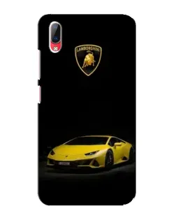 Чехол для Vivo Y93 / Y93S с картинкой «Lamborghini желтый акцент»