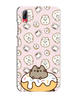 Чехол для Vivo Y93 / Y93S с картинкой «Пушин на пончике» Чехол для Vivo Y93 / Y93S с картинкой «Пушин на пончике»