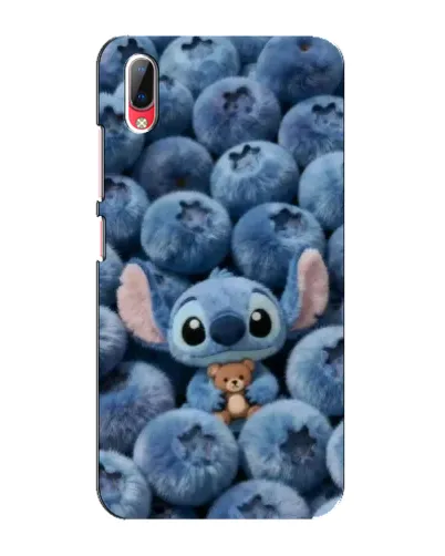 Чехол для Vivo Y93 / Y93S с картинкой «Стич и голубика» Чехол для Vivo Y93 / Y93S с картинкой «Стич и голубика»