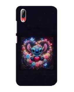 Чехол для Vivo Y93 / Y93S с картинкой «Stitch в цветах» Чехол для Vivo Y93 / Y93S с картинкой «Stitch в цветах»