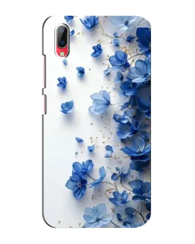 Чехол для Vivo Y93 / Y93S с картинкой «Голубой цветочный каскад» Чехол для Vivo Y93 / Y93S с картинкой «Голубой цветочный каскад»