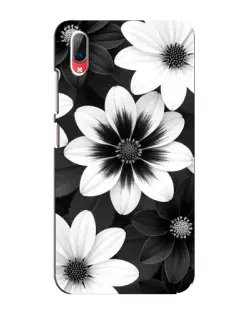 Чехол для Vivo Y93 / Y93S с картинкой «Монохромные астры»