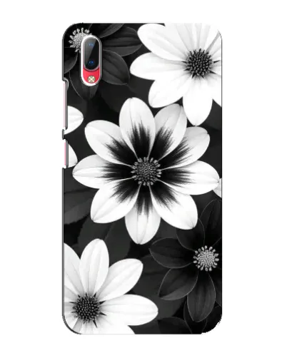 Чехол для Vivo Y93 / Y93S с картинкой «Монохромные астры» Чехол для Vivo Y93 / Y93S с картинкой «Монохромные астры»