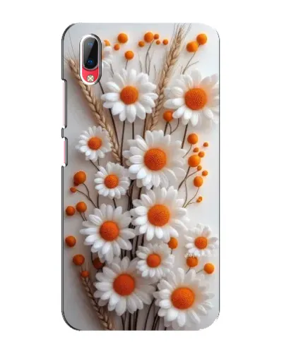 Чехол для Vivo Y93 / Y93S с картинкой «Белые сухоцветы» Чехол для Vivo Y93 / Y93S с картинкой «Белые сухоцветы»