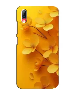 Чехол для Vivo Y93 / Y93S с картинкой «Золотые лепестки»