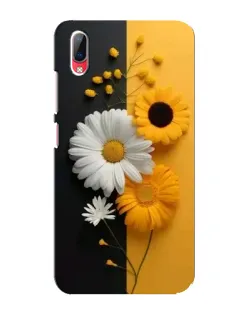Чехол для Vivo Y93 / Y93S с картинкой «Подсолнух и ромашка»
