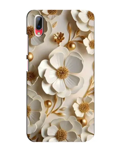 Чехол для Vivo Y93 / Y93S с картинкой «Белие бумажние цвети» Чехол для Vivo Y93 / Y93S с картинкой «Белие бумажние цвети»