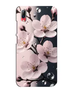 Чехол для Vivo Y93 / Y93S с картинкой «Нежная сакура и капли»
