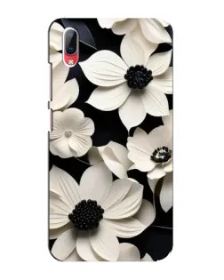 Чехол для Vivo Y93 / Y93S с картинкой «Объемные белые цветы»
