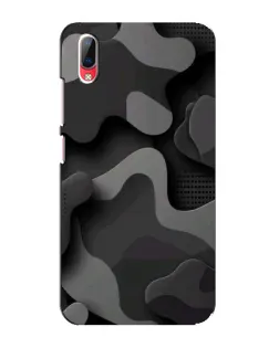 Чехол для Vivo Y93 / Y93S с картинкой «Темный абстрактный камуфляж»