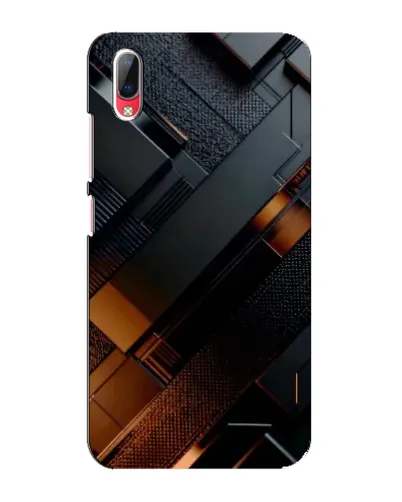 Чехол для Vivo Y93 / Y93S с картинкой «Черные геометрические блоки» Чехол для Vivo Y93 / Y93S с картинкой «Черные геометрические блоки»
