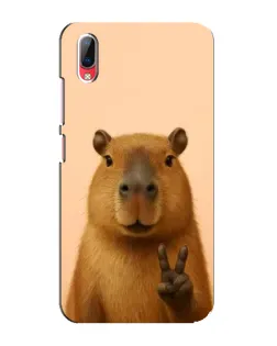 Чехол для Vivo Y93 / Y93S с картинкой «Капибара виктория» Чехол для Vivo Y93 / Y93S с картинкой «Капибара виктория»