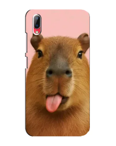 Чехол для Vivo Y93 / Y93S с картинкой «Капибара с языком» Чехол для Vivo Y93 / Y93S с картинкой «Капибара с языком»