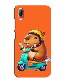 Чехол для Vivo Y93 / Y93S с картинкой «Капибара на скутере» Чехол для Vivo Y93 / Y93S с картинкой «Капибара на скутере»