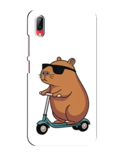 Чехол для Vivo Y93 / Y93S с картинкой «Капибара на самокате» Чехол для Vivo Y93 / Y93S с картинкой «Капибара на самокате»