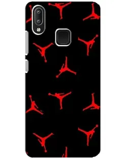 Чехол для Vivo Y95 с картинкой «Jordan Red Pattern»