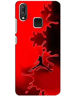 Чехол для Vivo Y95 с картинкой «Jordan Red Smoke»