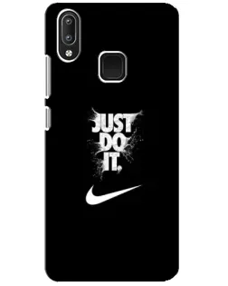 Чехол для Vivo Y95 с картинкой «Текстовый принт Nike»