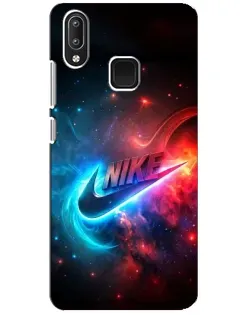 Чехол для Vivo Y95 с картинкой «Огненный логотип Nike»