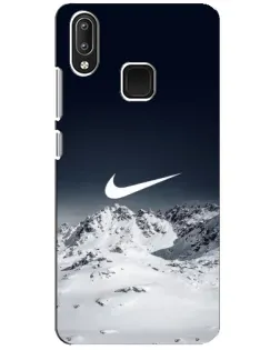 Чехол для Vivo Y95 с картинкой «Nike — зимние горы»