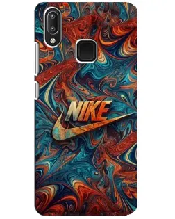 Чехол для Vivo Y95 с картинкой «Nike в абстракции»