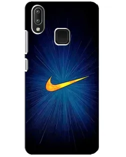 Чехол для Vivo Y95 с картинкой «Синий пульс Nike»