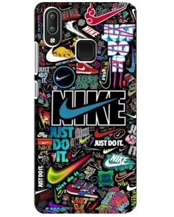 Чехол для Vivo Y95 с картинкой «Яркий коллаж Nike»