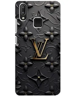 Чехол для Vivo Y95 с картинкой «Кожаная текстура LV»