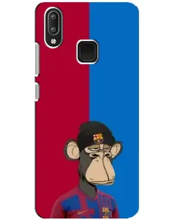 Чехол для Vivo Y95 с картинкой «Bored Ape — фанат Барсы»