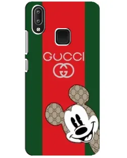 Чехол для Vivo Y95 с картинкой «Gucci — полосы и Микки» Чехол для Vivo Y95 с картинкой «Gucci — полосы и Микки»