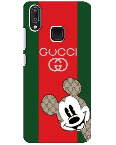 Чехол для Vivo Y95 с картинкой «Gucci — полосы и Микки» Чехол для Vivo Y95 с картинкой «Gucci — полосы и Микки»