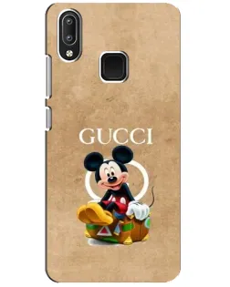 Чехол для Vivo Y95 с картинкой «Микки Маус Gucci — крафт» Чехол для Vivo Y95 с картинкой «Микки Маус Gucci — крафт»
