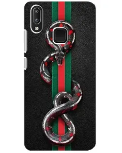 Чехол для Vivo Y95 с картинкой «Gucci — змея на полосе» Чехол для Vivo Y95 с картинкой «Gucci — змея на полосе»