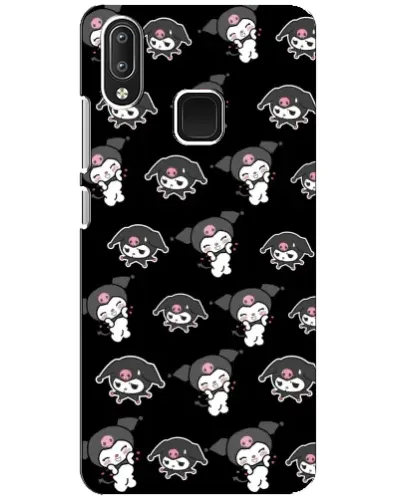 Чехол для Vivo Y95 с картинкой «Черный паттерн Kuromi» Чехол для Vivo Y95 с картинкой «Черный паттерн Kuromi»