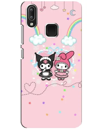 Чехол для Vivo Y95 с картинкой «My Melody и Kuromi» Чехол для Vivo Y95 с картинкой «My Melody и Kuromi»