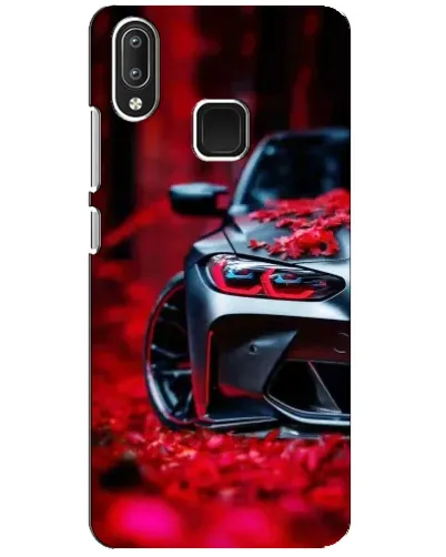 Чехол для Vivo Y95 с картинкой «Спортивная BMW и цветы» Чехол для Vivo Y95 с картинкой «Спортивная BMW и цветы»