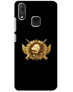 Чехол для Vivo Y95 с картинкой «PUBG — оранжевый градиент»